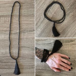 108 Bead Black Rudraksha Mala